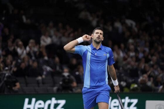 Saiba onde assistir Djokovic x Rublev no Masters 1000 de Paris ao vivo hoje
