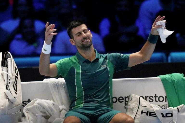 Djokovic tem curiosa maldição em segundos jogos no ATP Finals