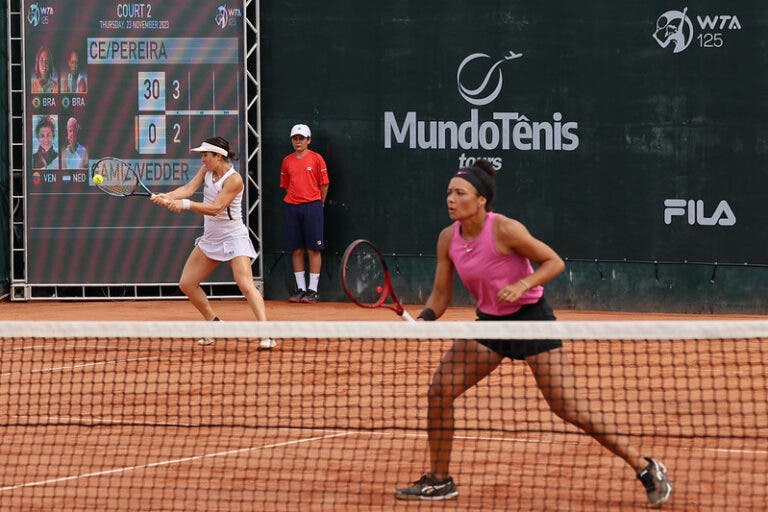 Gabriela Cé e Rebeca Pereira perdem nas quartas de final e dão adeus ao WTA de Florianópolis