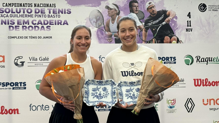 Francisca e Matilde Jorge conquistam título nacional de duplas pela quinta vez juntas