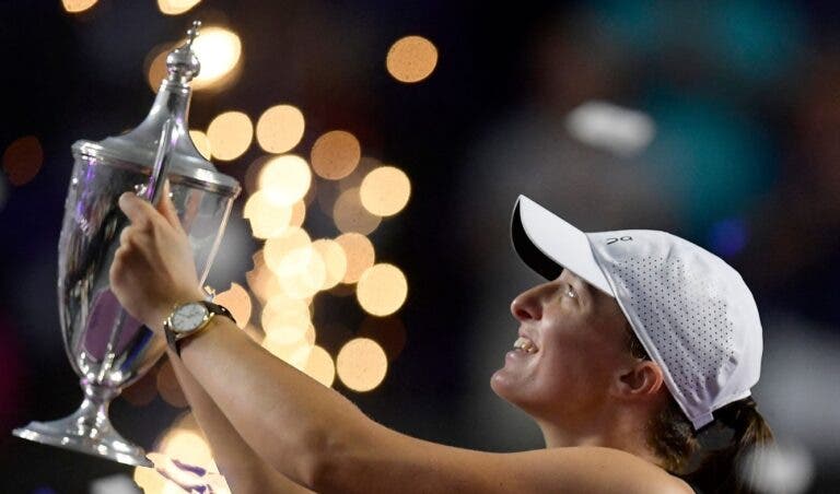 Swiatek e duas estatísticas que a colocam na história do WTA Finals
