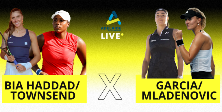 [AO VIVO] Acompanhe Bia Haddad na final de duplas de Adelaide em tempo real