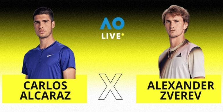 [AO VIVO] Acompanhe Alcaraz x Zverev no Australian Open em tempo real