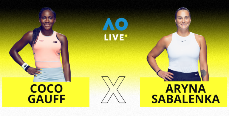 [AO VIVO] Acompanhe Gauff x Sabalenka no Australian Open em tempo real