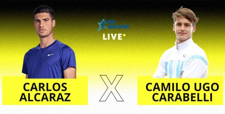 [AO VIVO] Acompanhe Alcaraz x Carabelli em Buenos Aires em tempo real