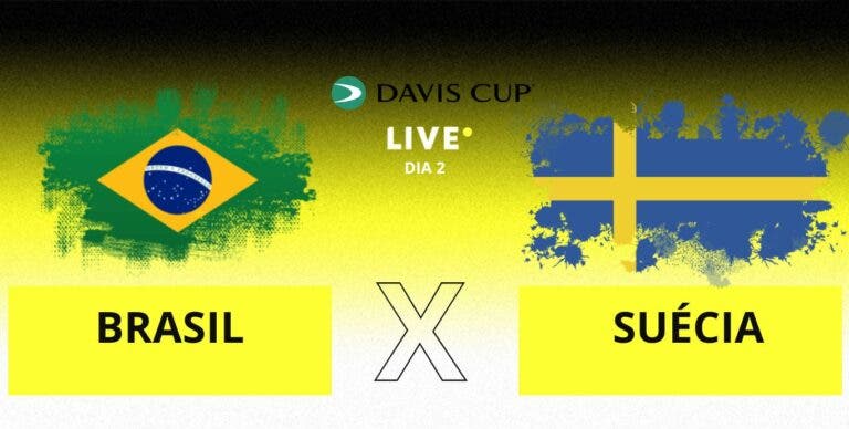 [AO VIVO] Acompanhe dia 2 de Brasil x Suécia na Copa Davis em tempo real