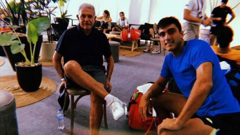 Román Burruchaga, nova promessa argentina, é amigo de Alcaraz e filho de uma lenda do futebol