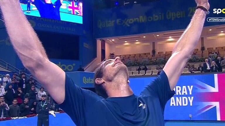 Murray respira de alívio e soma a sua primeira vitória do ano em Doha