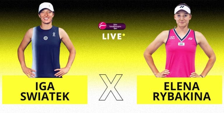 [AO VIVO] Acompanhe Swiatek x Rybakina na final de Doha em tempo real
