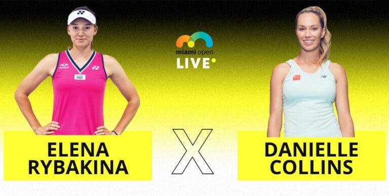 [AO VIVO] Acompanhe Rybakina x Collins na final de Miami em tempo real