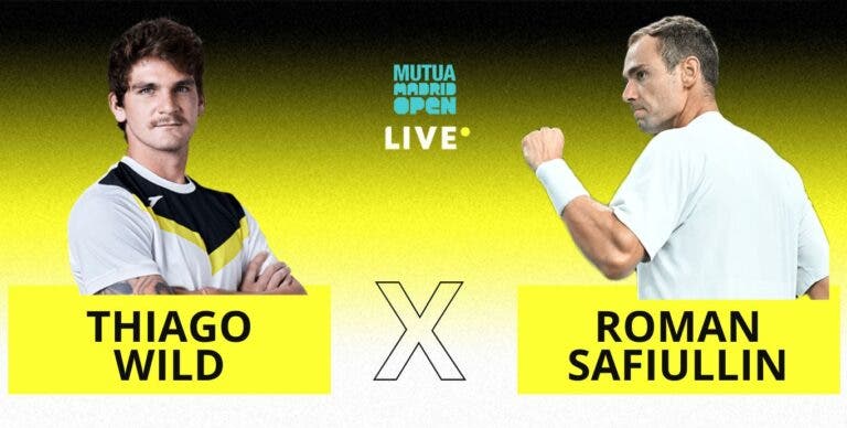 [AO VIVO] Acompanhe Thiago Wild x Safiullin em Madrid em tempo real