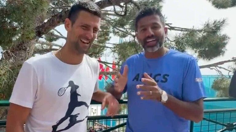Recordistas Djokovic e Bopanna se encontraram em Monte Carlo: “Velhos, mas bons!”