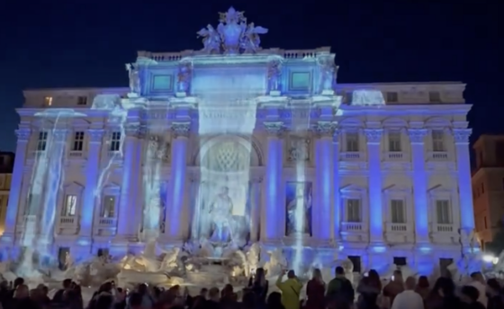 [VÍDEO] A fantástica apresentação do torneio de Roma em plena Fontana di Trevi