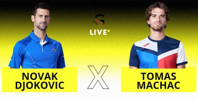 [AO VIVO] Acompanhe Djokovic x Machac em Genebra em tempo real