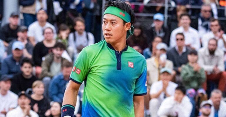 Nishikori abre 6-2 e 4-0, mas perde de forma incrível para top 100 na Itália