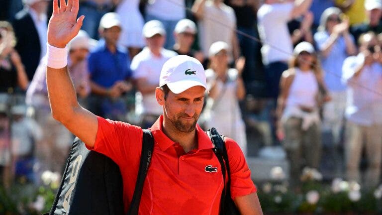 Derrota em Roma foi a mais rápida de Djokovic em saibro na carreira