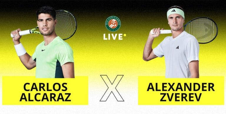 [AO VIVO] Acompanhe Alcaraz x Zverev na final de Roland Garros em tempo real