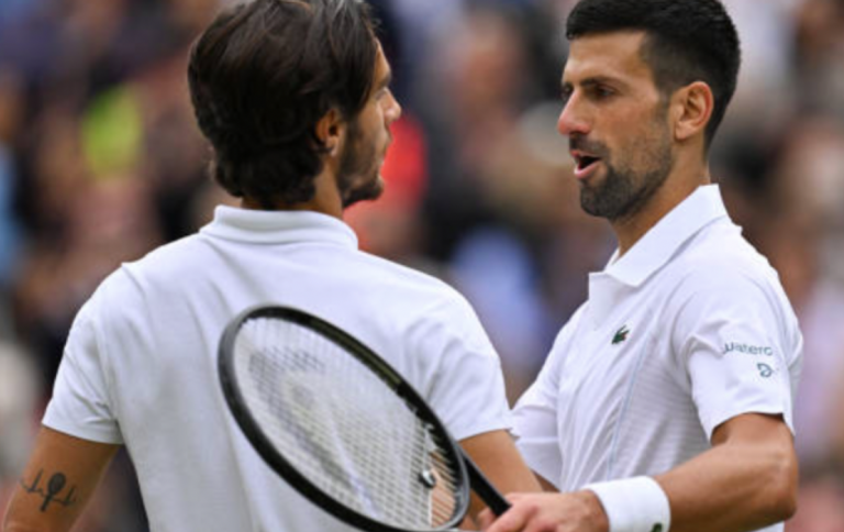 Musetti surpreendido em Wimbledon: “Nunca enfrentei um Djokovic como este”