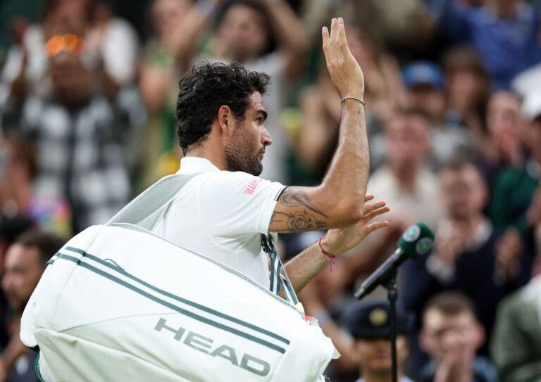 Berrettini sai de Wimbledon orgulhoso: “O meu nível continua aí”