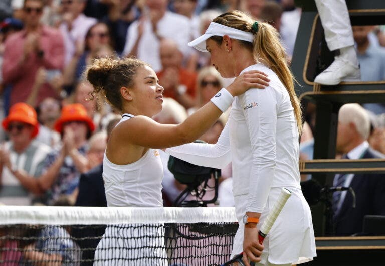 Paolini e Vekic jogaram a semifinal feminina mais longa da história de Wimbledon