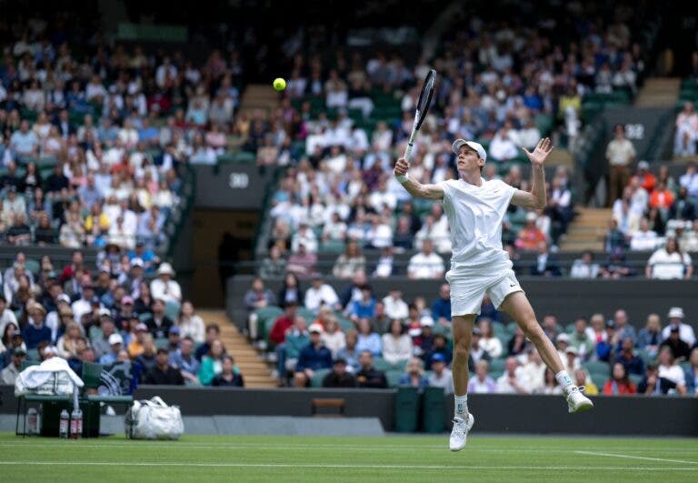 Sinner revela o fator que torna as primeiras rodadas de Wimbledon traiçoeiras