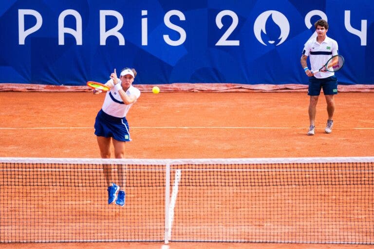 Com entrada na chave de última hora, Luisa Stefani e Thiago Wild caem na estreia dos Jogos Olímpicos