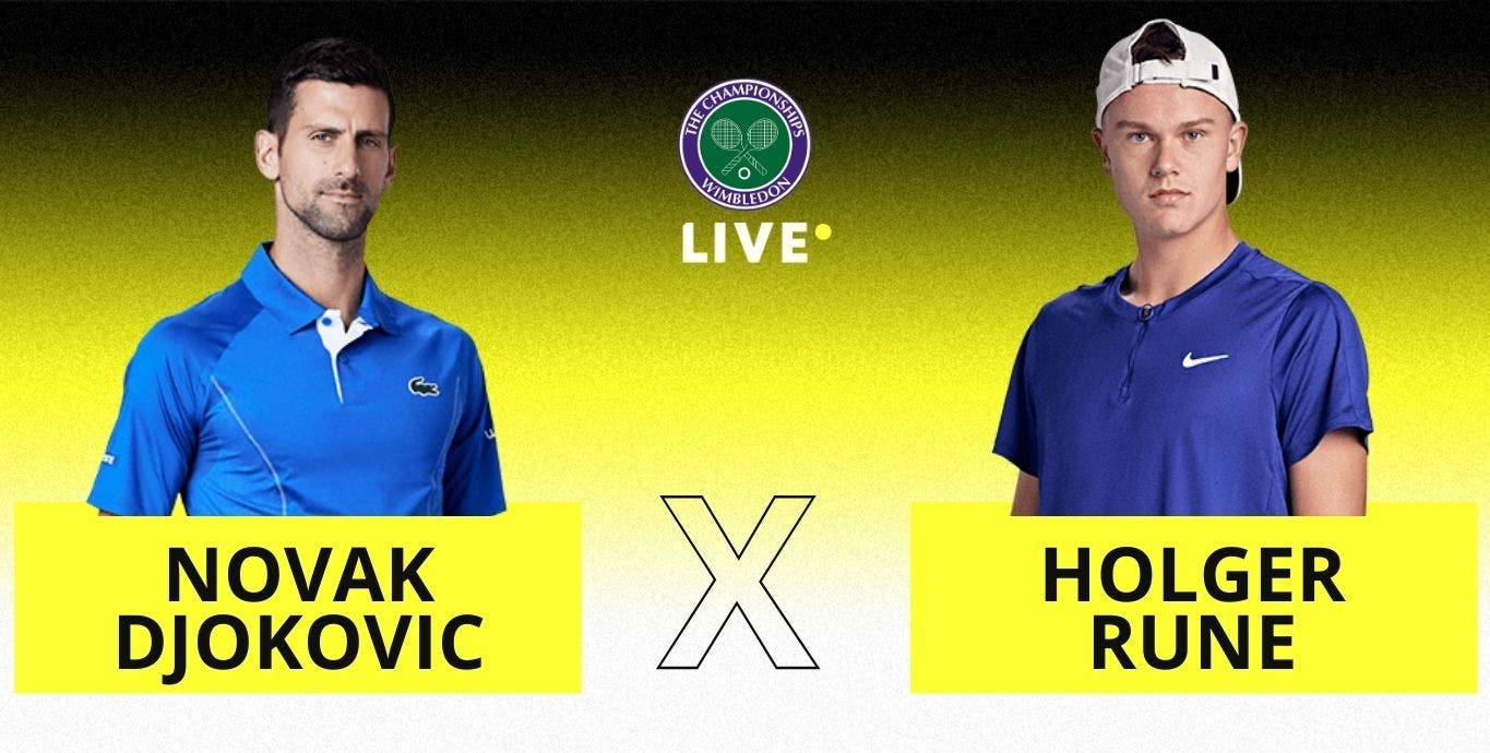 djokovic rune ao vivo