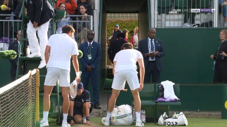 Fritz confronta Rinderknech após duelo em Wimbledon: “Você sabe o que fez”