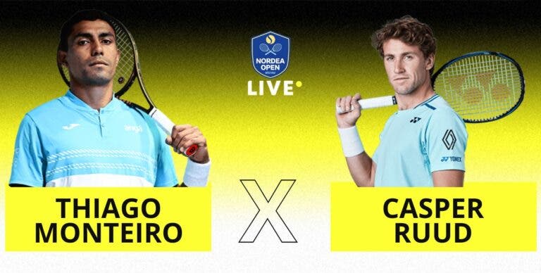 [AO VIVO] Acompanhe Thiago Monteiro x Ruud em Bastad em tempo real