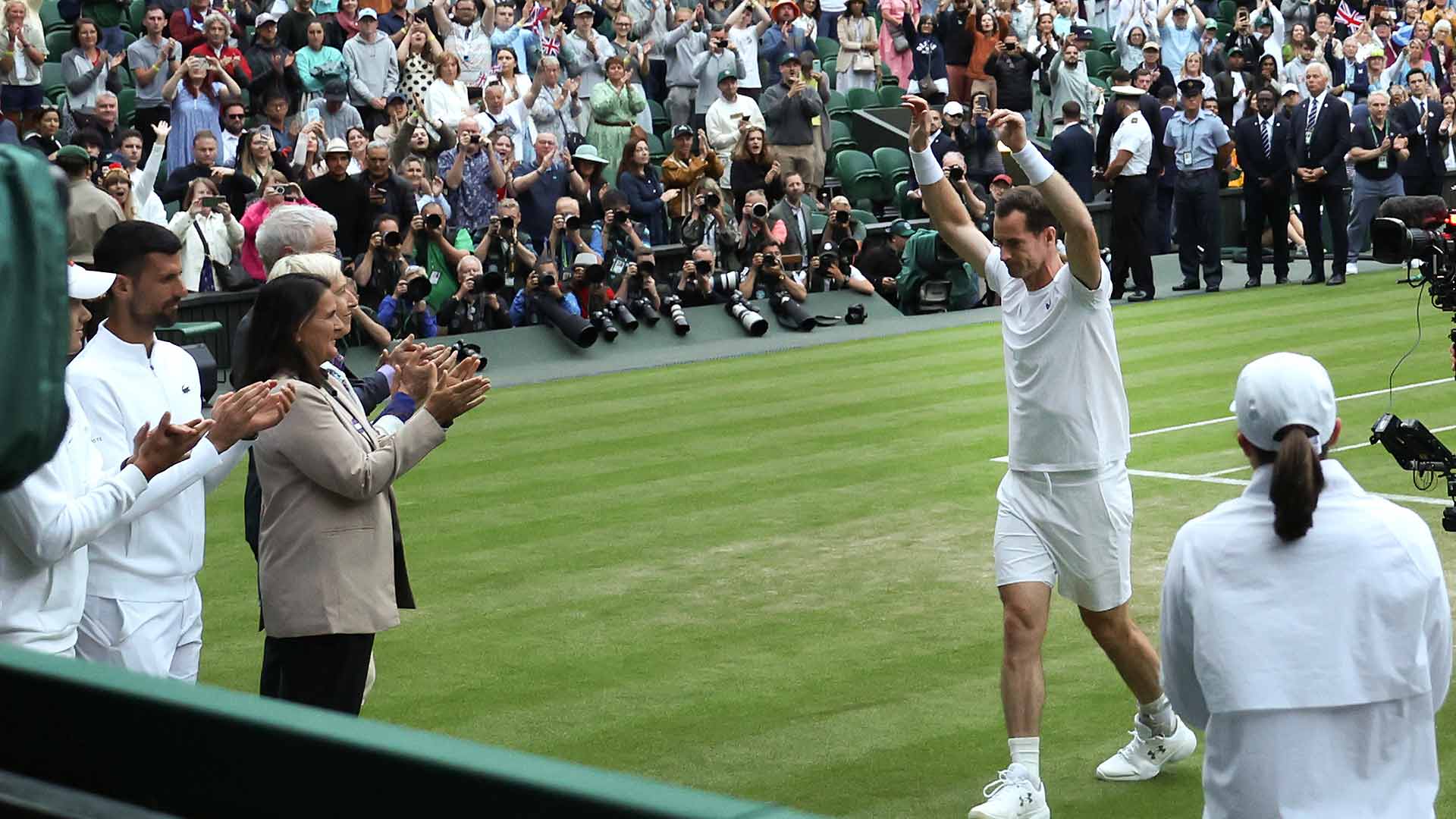 [VÍDEO] A cerimônia (emocionante) de despedida de Andy Murray COMPLETA