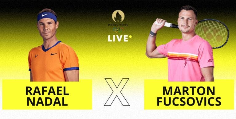 [AO VIVO] Acompanhe Nadal x Fucsovics em Paris 2024 em tempo real