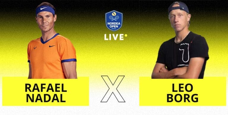 [AO VIVO] Acompanhe Nadal x Leo Borg em Bastad em tempo real