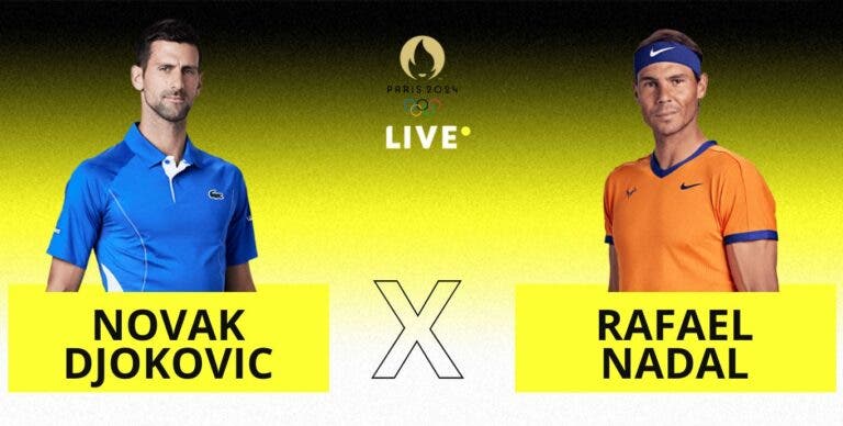 [AO VIVO] Acompanhe Djokovic x Nadal pelos Jogos Olímpicos em tempo real