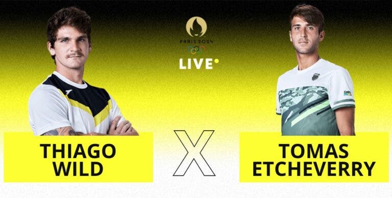 [AO VIVO] Acompanhe Thiago Wild x Etcheverry em Paris 2024 em tempo real