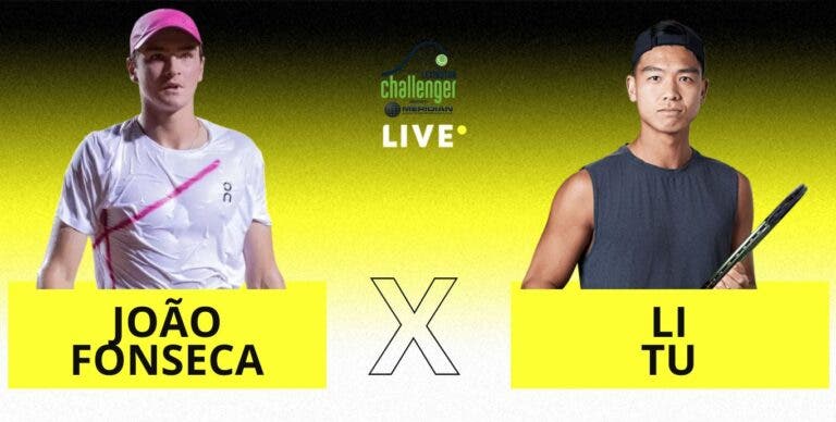 [AO VIVO] Acompanhe João Fonseca x Li Tu na final de Lexington em tempo real