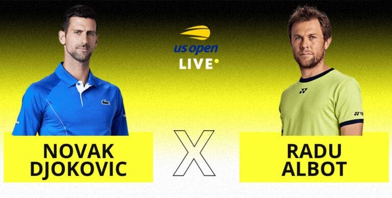 [AO VIVO] Acompanhe Djokovic x Albot pelo US Open em tempo real