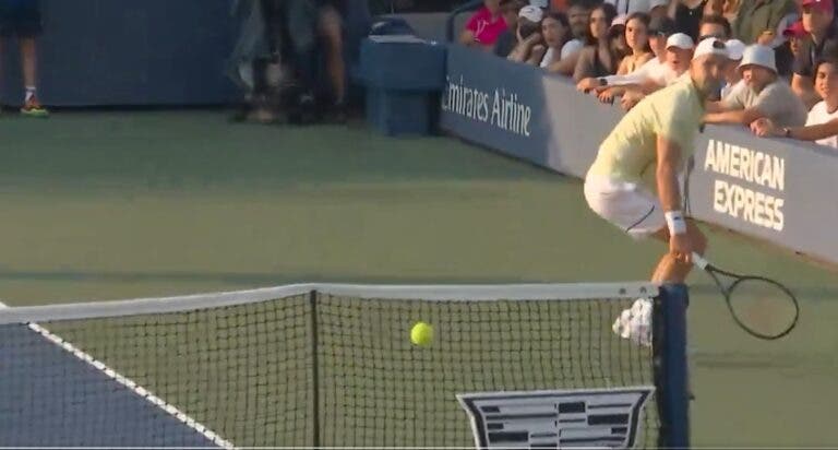 [VÍDEO] Grigor Dimitrov estreia no US Open com… ponto surreal