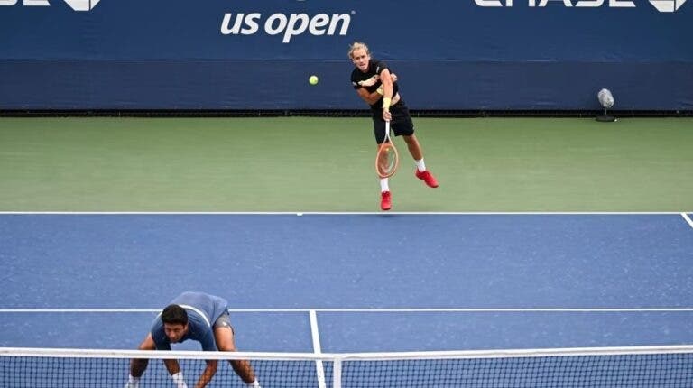 Rafael Matos comemora parceria com Marcelo Melo após classificação no US Open