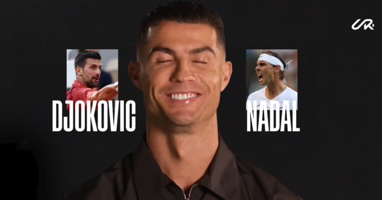 Cristiano Ronaldo aderiu ao YouTube e foi desafiado a escolher entre Nadal e Djokovic