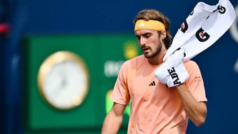 Nova vida de Tsitsipas em Cincinnati termina na segunda rodada; Shelton salva match point e avança