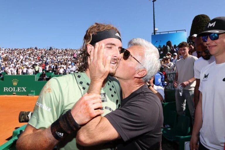 Pai de Tsitsipas reage ao momento do filho: “Precisa entender o que quer”