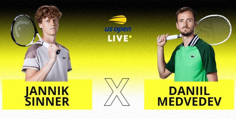 [AO VIVO] Acompanhe Sinner x Medvedev no US Open em tempo real