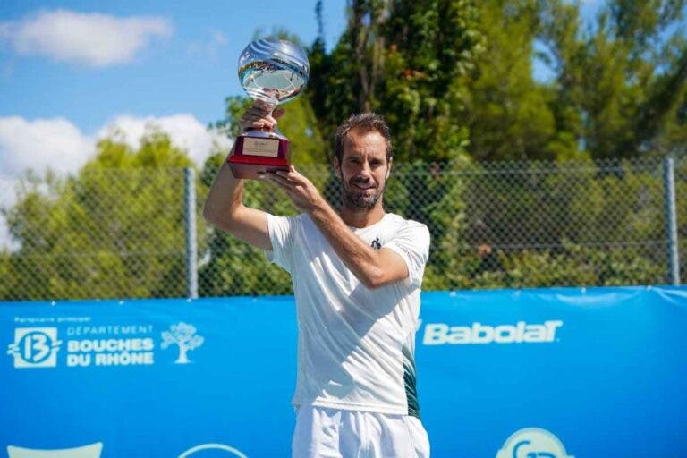 Gasquet triunfa em Cassis e é o terceiro mais velho a ganhar um Challenger