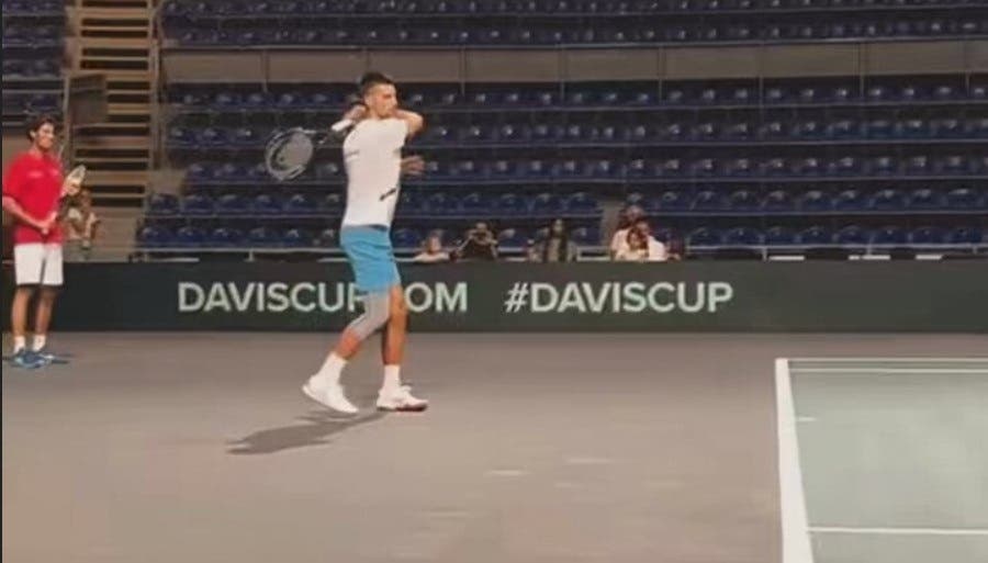 [VÍDEO] Djokovic já treina em Belgrado para a Copa Davis