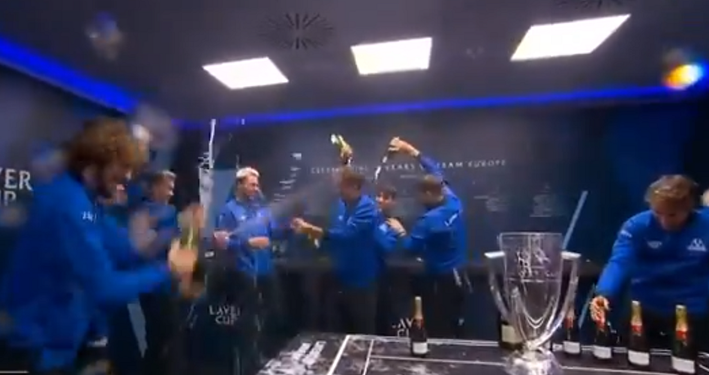 [VÍDEO] Assim foi a grande festa da Europa no retorno aos títulos na Laver Cup