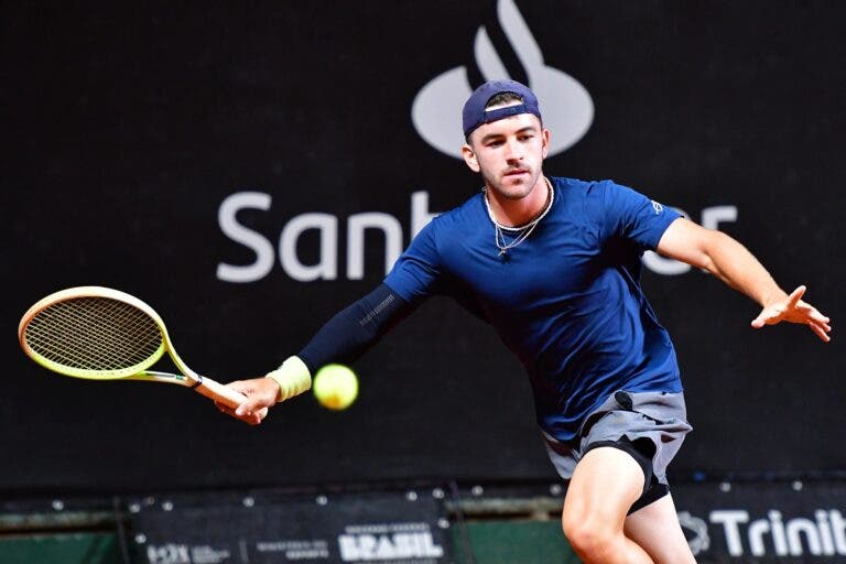 Matheus Bueres e Mateus Alves caem na estreia do Challenger de Campinas