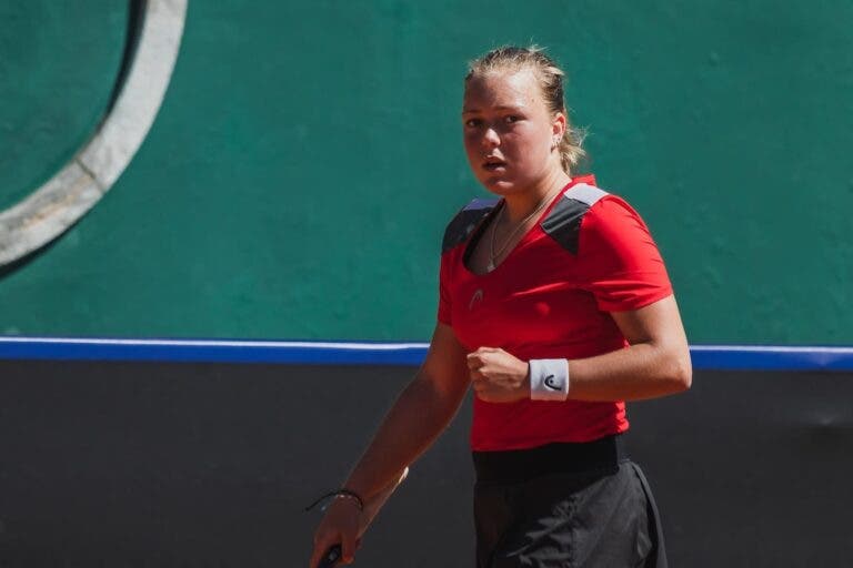 Angelina Voloshchuk e Sara Lança se aproximam da chave principal na Quinta do Lago