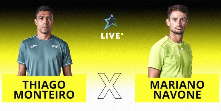 [AO VIVO] Acompanhe Thiago Monteiro x Navone em Antuérpia em tempo real