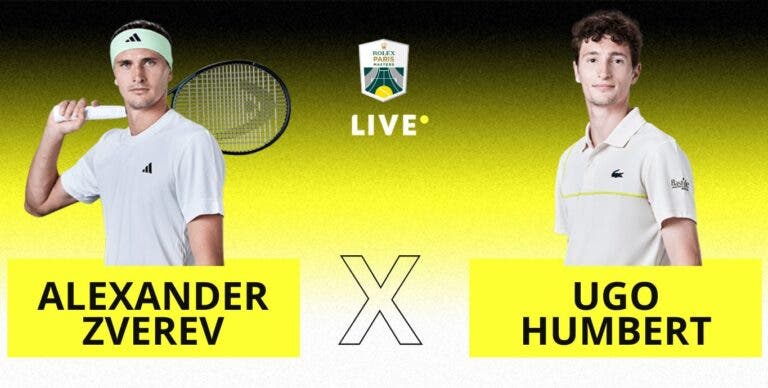 [AO VIVO] Acompanhe Zverev x Humbert pela final em Paris em tempo real