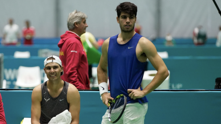 Alcaraz treinou em Málaga, reencontrou Nadal e testou duplas com… Granollers